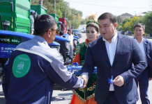 ТҮРКІСТАН: Сарыағашта арнайы техникалар пайдалануға берілді