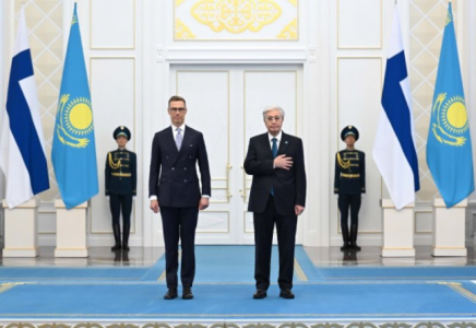 Мемлекет басшысы Финляндия Президенті Александр Стуббпен келіссөз жүргізді