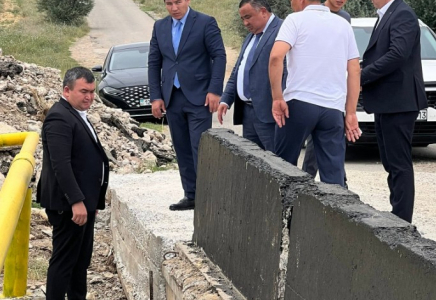 ТҮРКІСТАН: Бәйдібектегі су шайған көпір қалпына келтірілді