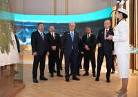 Түркі мемлекеттері ұйымына мүше елдердің басшылары Turkistan визит-орталығының жұмысымен танысты