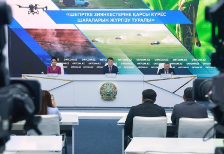Қазақстанда 2,2 млн га аумақта шегіртке тектес зиянкестерге қарсы күрес жүргізу жоспарда бар