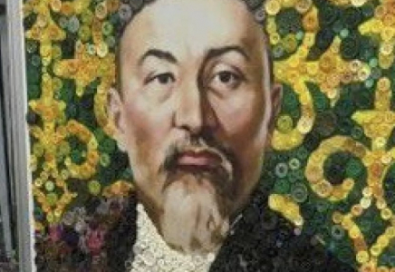 Астаналық бүлдіршіндер Абай Құнанбайұлының портретін түймеден дайындап шықты