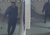 Астанада подъезде балта ұстаған мас ер адам 15 тәулікке қамалды (видео)