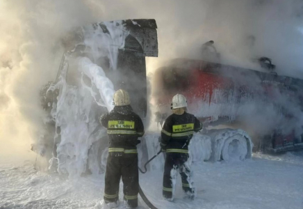 Павлодарда бензовоз өртеніп, бір адам жарақат алды