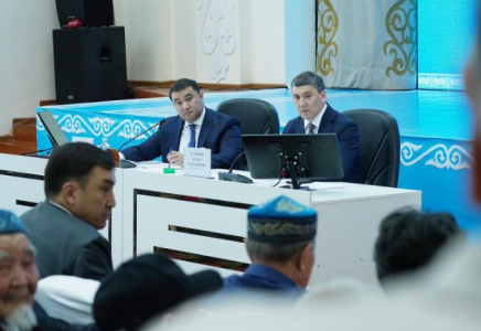 ТҮРКІСТАН: Түлкібас ауданын дамыту жолдары қаралды