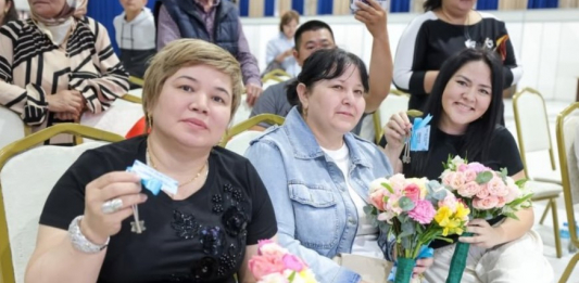 Шымкент қаласында  15 отбасы баспаналы болды