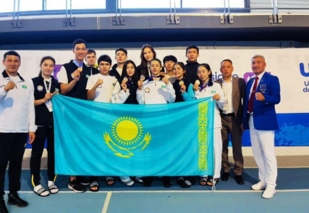 Дүниежүзілік гимназиадада қазақстандық оқушылар 14 медаль жеңіп алды - Аймағамбетов