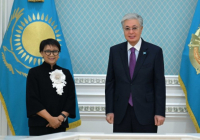 Мемлекет басшысы БҰҰ Бас хатшысының Су ресурстары жөніндегі арнаулы өкілі Ретно Марсудиді қабылдады