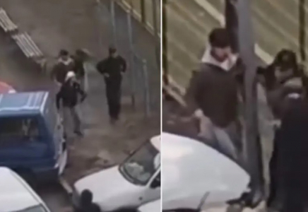 «Төбелеспеңдер»: Павлодарда бір топ бозбала ескерту жасаған ер адамды жабылып, соққыға жыққан (ВИДЕО)
