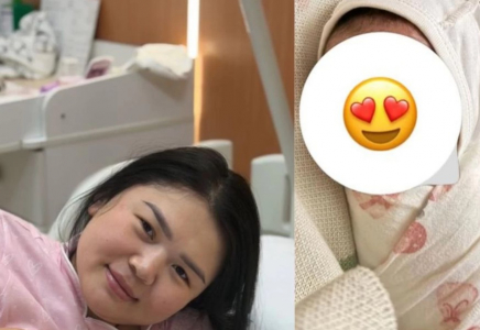 Блогер Ырысбала Икрамбай бесінші сәбиін дүниеге әкелді