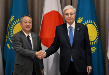 Мемлекет басшысы Sumitomo компаниясының президенті Шинго Уэноны қабылдады