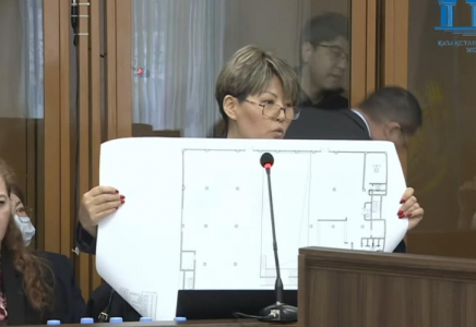 Қуандық Бишімбаев сотта Салтанат Нүкеновамен жанжалдасқан дәретхананың схемасын көрсетуді сұрады