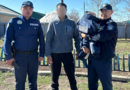 Тарбағатайда далада жалғыз қалған 2 жасар бала құтқарылды