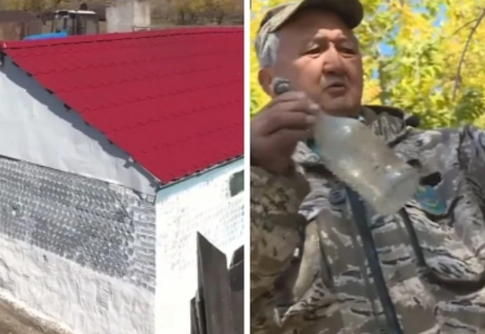 Қарағанды облысында орманшы адамдардың тастаған қоқыстарынан монша салып алған