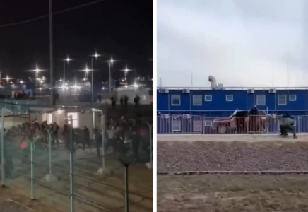 Ресейде қазақстандықтардың қатысуымен жаппай төбелес болып, оларды полиция алып кетті (видео)