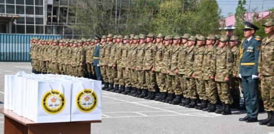 ​Шымкентте сарбаздар мерзімді әскери қызметін аяқтады