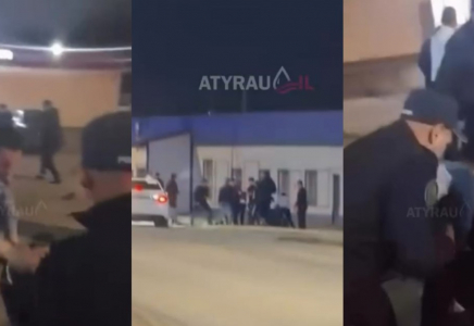 Атырау облысында жастар полицейлерді соққыға жықты