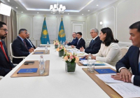 Мемлекет басшысы БҰҰ Дүниежүзілік метеорология ұйымының президентін қабылдады