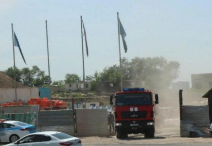 Алматыда салынып жатқан мектепте газ баллоны жарылды