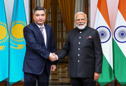 Олжас Бектенов Үндістан Премьер-министрі Нарендра Модимен келіссөздер жүргізіп, India AI Impact Summit 2026 саммитіне қатысты
