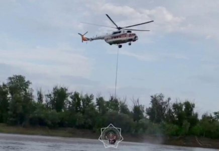 Батыс Қазақстандағы орман өртін сөндіруге екі тікұшақ жұмылдырылды