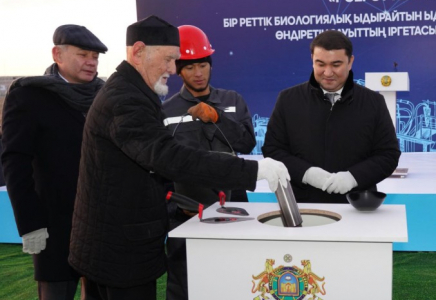 Түркістанда экологиялық таза өнім өндіретін кәсіпорынның құрылысы басталды