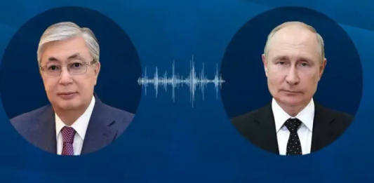 Тоқаев пен Путин телефон арқылы сөйлесті