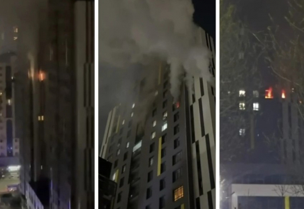 Бірінші оянып, барлық көршіні оятқан: Астанада үш бала көз жұмған өрттің куәгері оқиғаның мән-жайын айтты