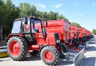 ТҮРКІСТАН: Отырардағы тазалық мекемесіне жаңа техникалар табысталды