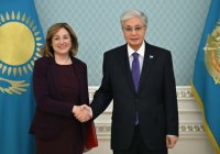 Мемлекет басшысы АҚШ елшісі Джули Стаффтты қабылдады