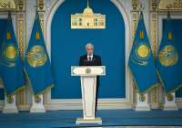 Мемлекет басшысы телекөпір режимінде Ақтоғай мыс балқыту зауытының құрылысын бастау рәсіміне қатысты