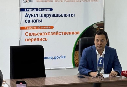 ​ЕЛІМІЗДЕ ҰЛТТЫҚ АУЫЛ ШАРУАШЫЛЫҒЫ САНАҒЫ БАСТАЛАДЫ