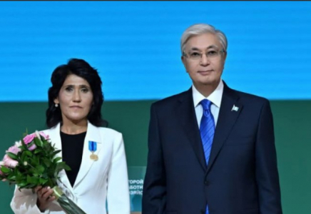 Түркістандық сауыншы “Ерен еңбегі үшін” медалімен марапатталды