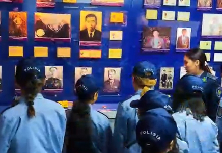 ​Экскурсию для юных стражей порядка провели полицейские в Шымкенте