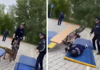 Ақтөбеде полиция басқармасы өткізген жарыстан кейін оқушы ауруханаға түсті (видео)