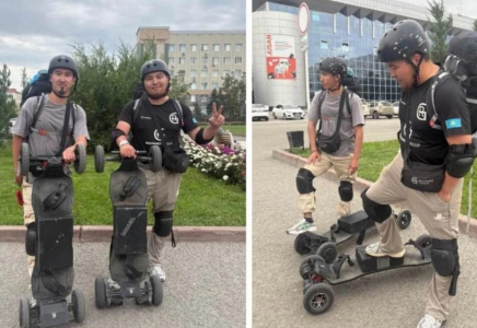 Қазақстандық блогерлер скейтбордпен үш айда 5 елді аралаған