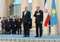 Қасым-Жомарт Тоқаев Иран Президентін Ақордада қарсы алды