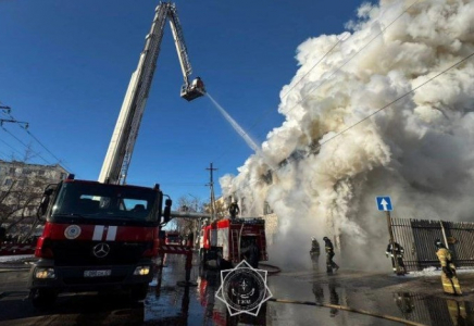 ​Атырау қаласындағы базар аумағында өрт шықты