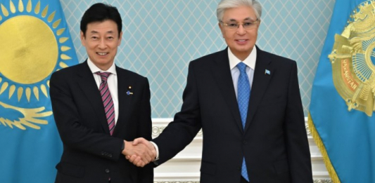 Мемлекет басшысы Жапония Парламентінің Қазақстанмен достық лигасының төрағасы Ясутоши Нишимураны қабылдады