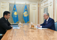 Президент «Бәйтерек» холдингінің басқарма төрағасы Рустам Қарағойшинді қабылдады