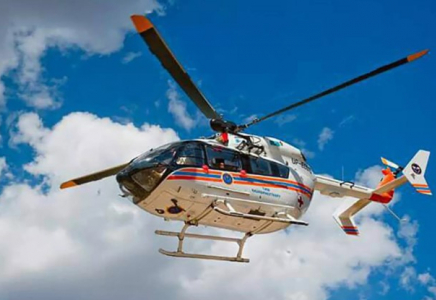 Жамбылда жол апатына түскен баланы құтқару үшін дәрігерлер ауданға тікұшақпен жетті