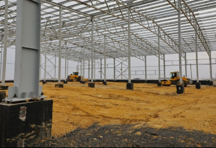 Ұлытау облысында алғашқы көтерме-тарату орталығының құрылысы аяқталуға жақын: іске қосу 2026 жылдың күзіне жоспарланған