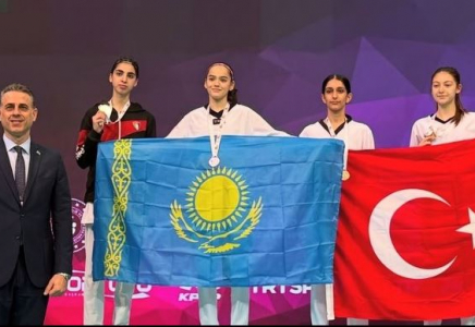 Түркістандық таеквондошылар Түркияда өткен турнирде 5 медаль еншіледі