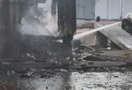 Семейде аммиак селитрасы сақталған үлкен қойма өртенді